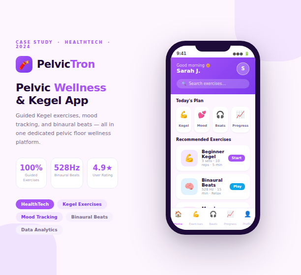 PelvicTron wellness app